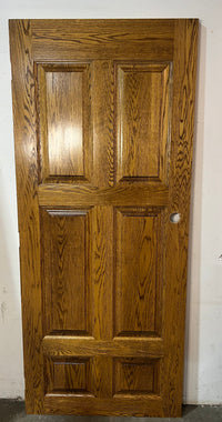 Solid Wood 6 Panel Door 34"W x 80