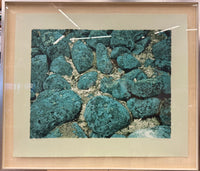 Blue Boulders: Limited Edition Serigraph / Silkscreen Print by Canadian Artist Judy Gouin (1982–83)