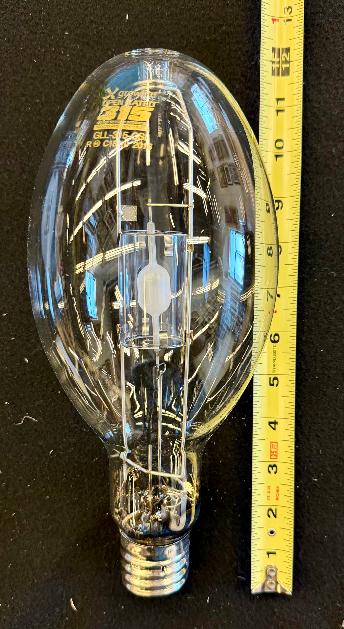 Growlite 315W Mogul Base Open Rated Ceramic Metal Halide Growing Lamp