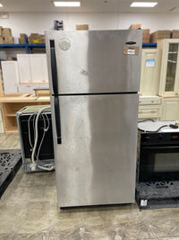 Frigidaire Stainless Steel Refrigerator With Black Handle