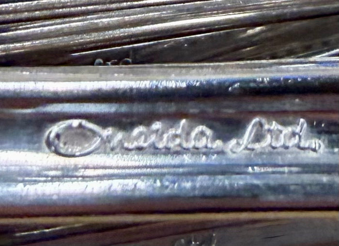 Vintage Oneida Community Silver Plate Flatware Set - Coronation Pattern - 55 Piece Service