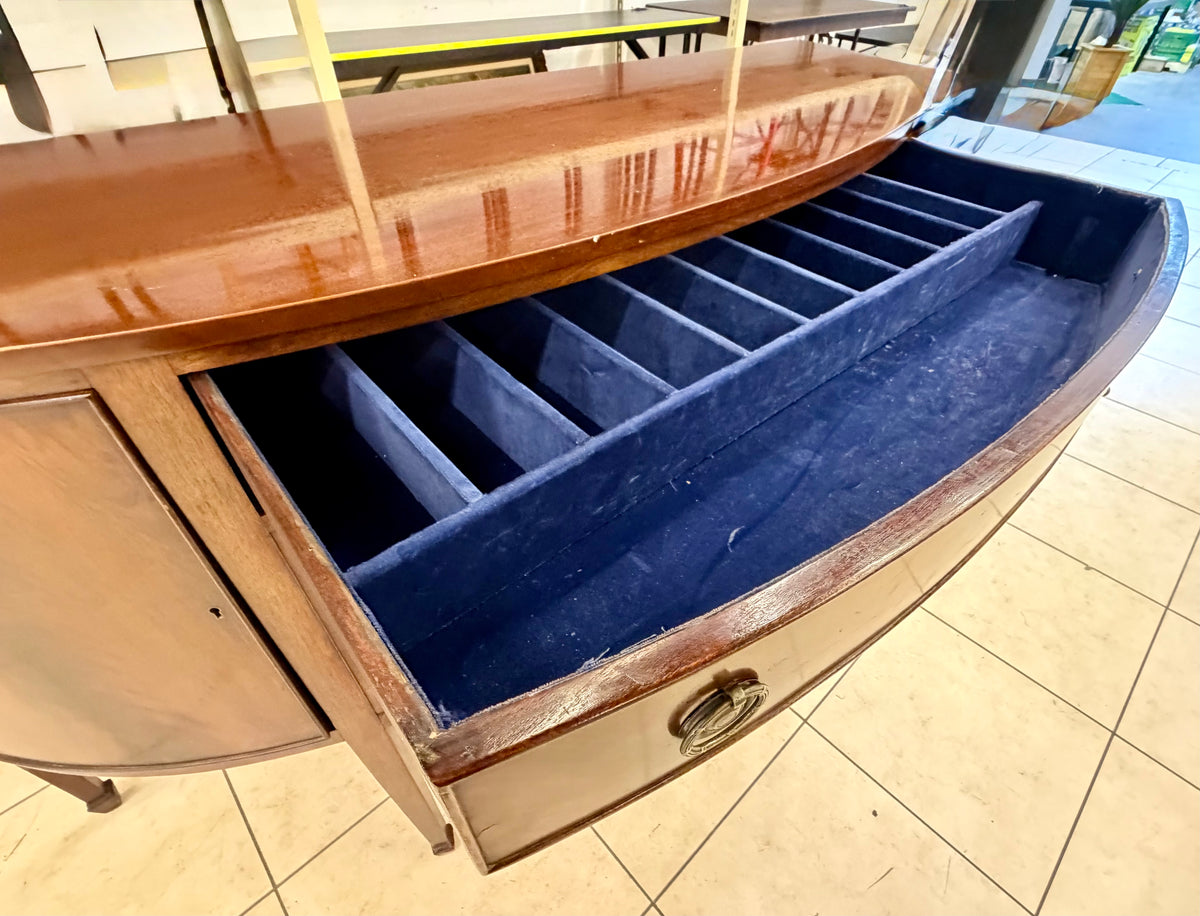 Federal-Style Mahogany Demi-Lune Sideboard