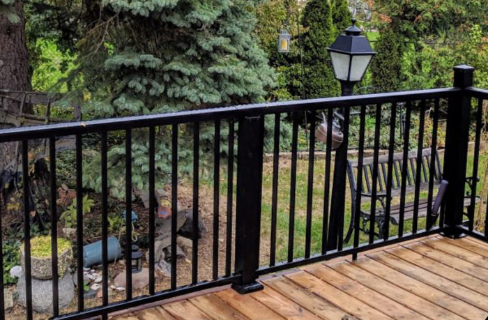 Nuvo Iron Deck Post 3x3x44