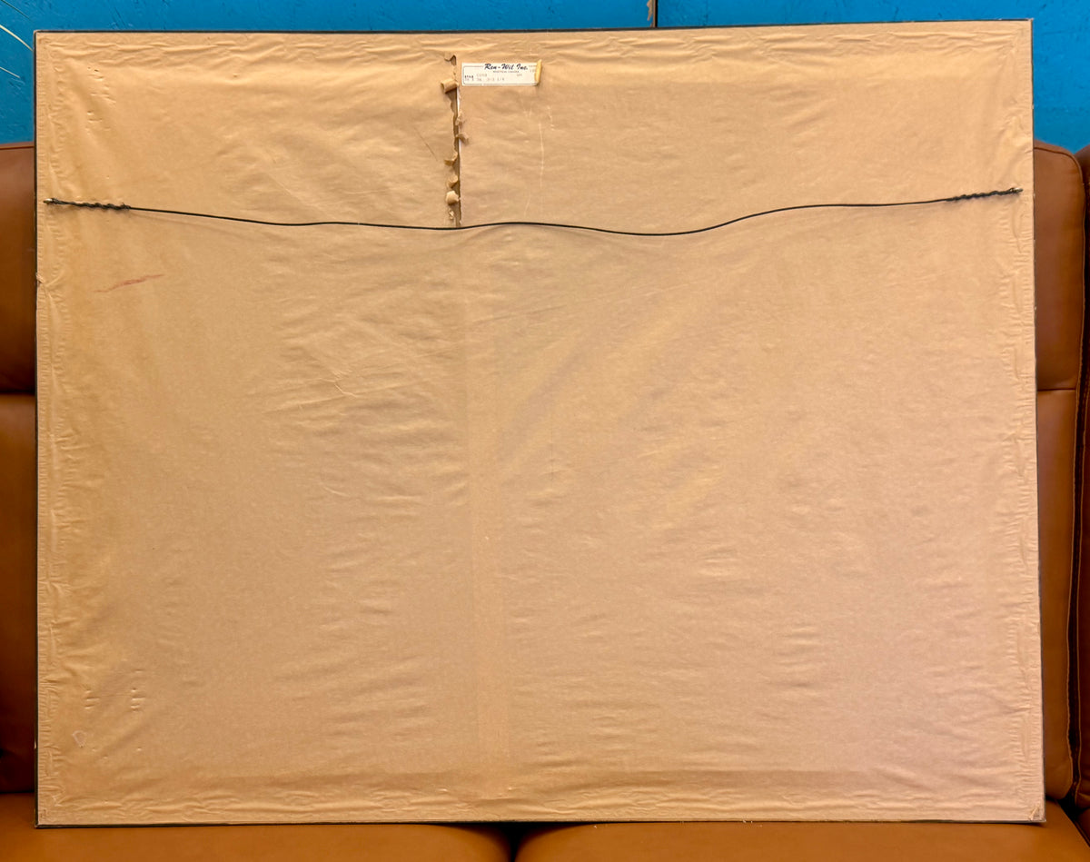 Gerald Coulson "Evening Glow" Signed Aviation Print – Avro Lancaster Bomber – Large Framed 39" x 31"