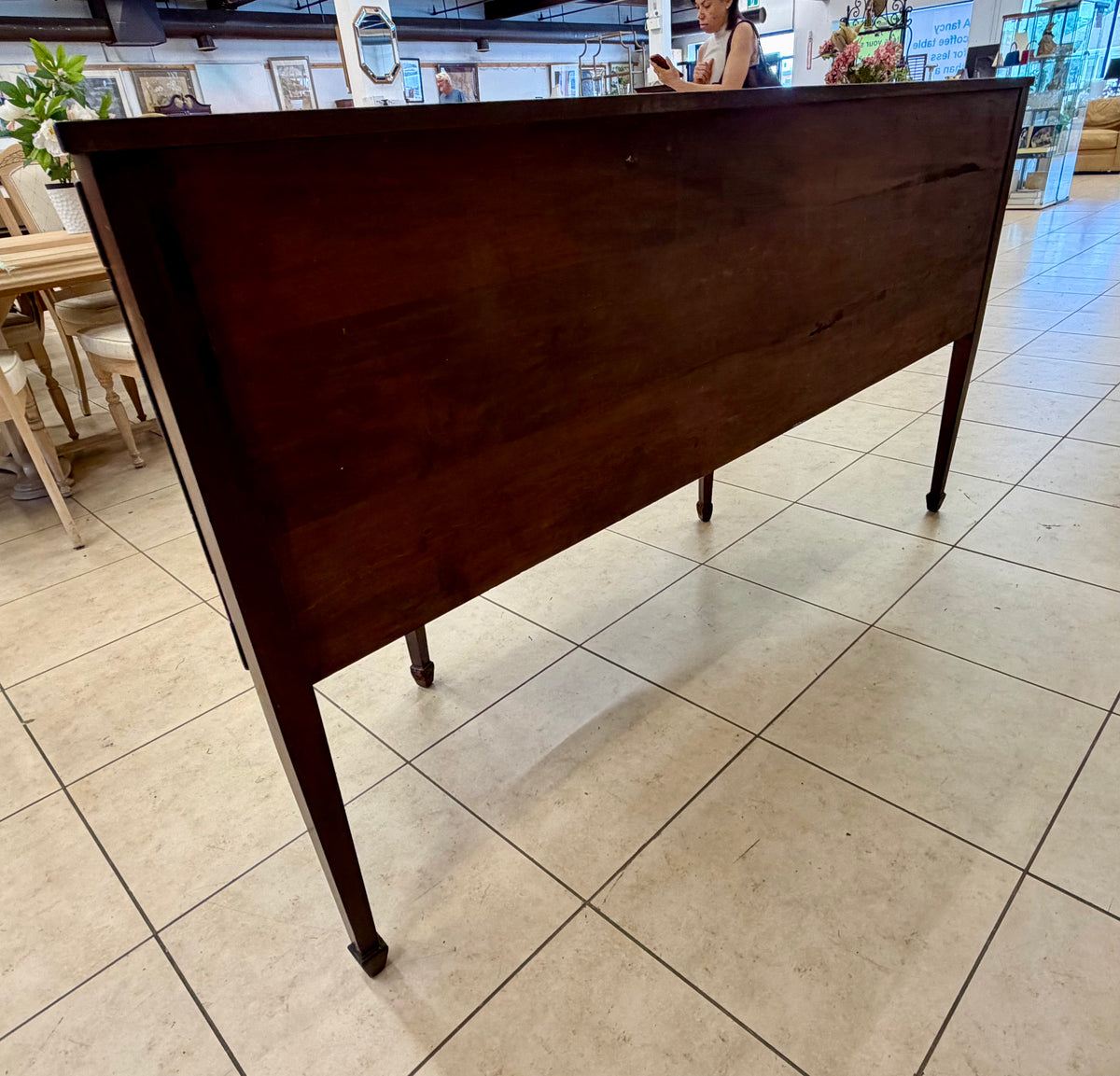 Federal-Style Mahogany Demi-Lune Sideboard