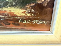 Golden Horizon Seascape Oil Painting by Karsten