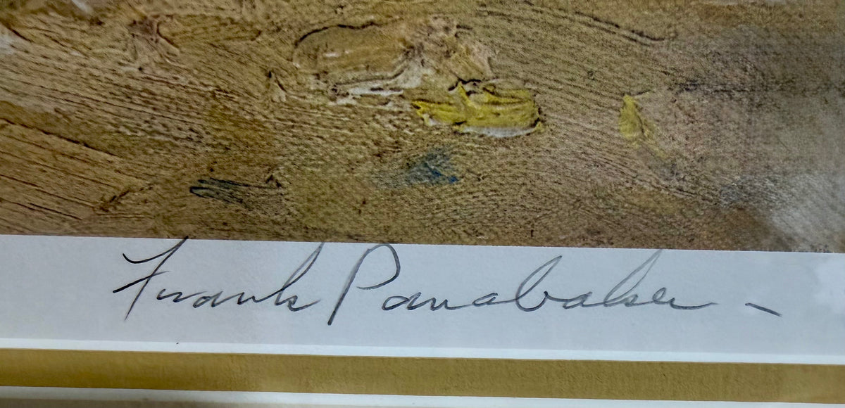 Frank Panabaker Signed Limited Edition Framed Print – "A Day at the Beach"