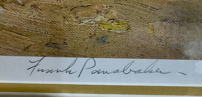 Frank Panabaker Signed Limited Edition Framed Print – "A Day at the Beach"