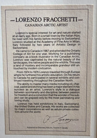 Lorenzo Frachetti “Ghostly Trail” Limited Edition Signed Print – Canadian Arctic Art