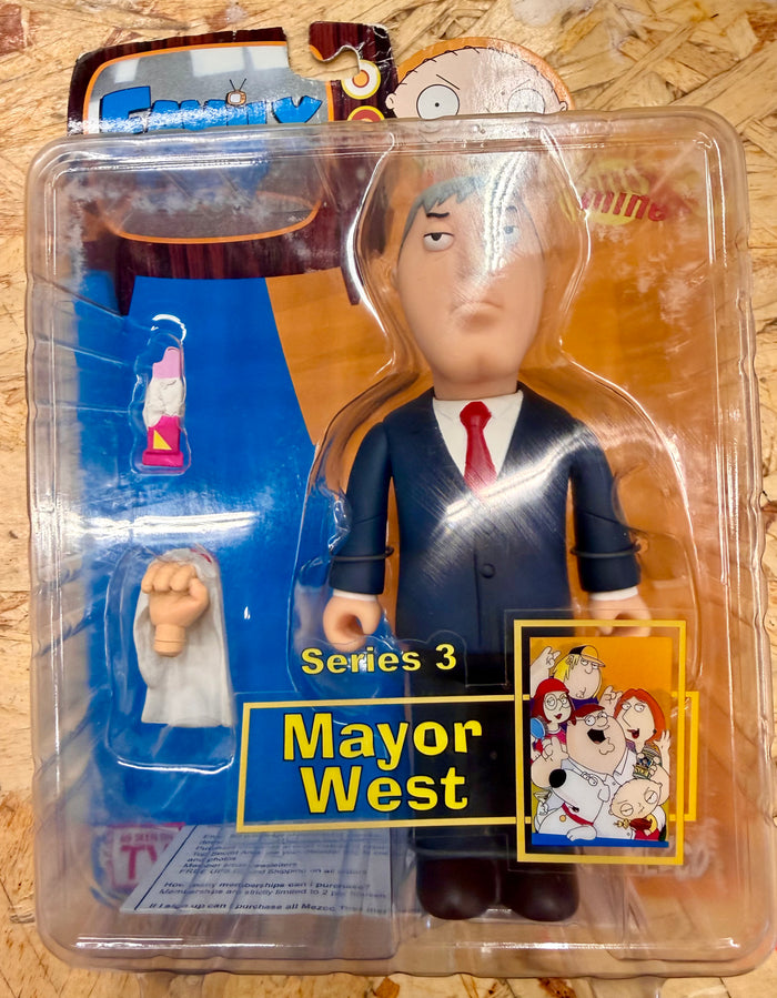 Mezco Toyz Family Guy Series 3 Mayor Adam West Action Figure - New In Box