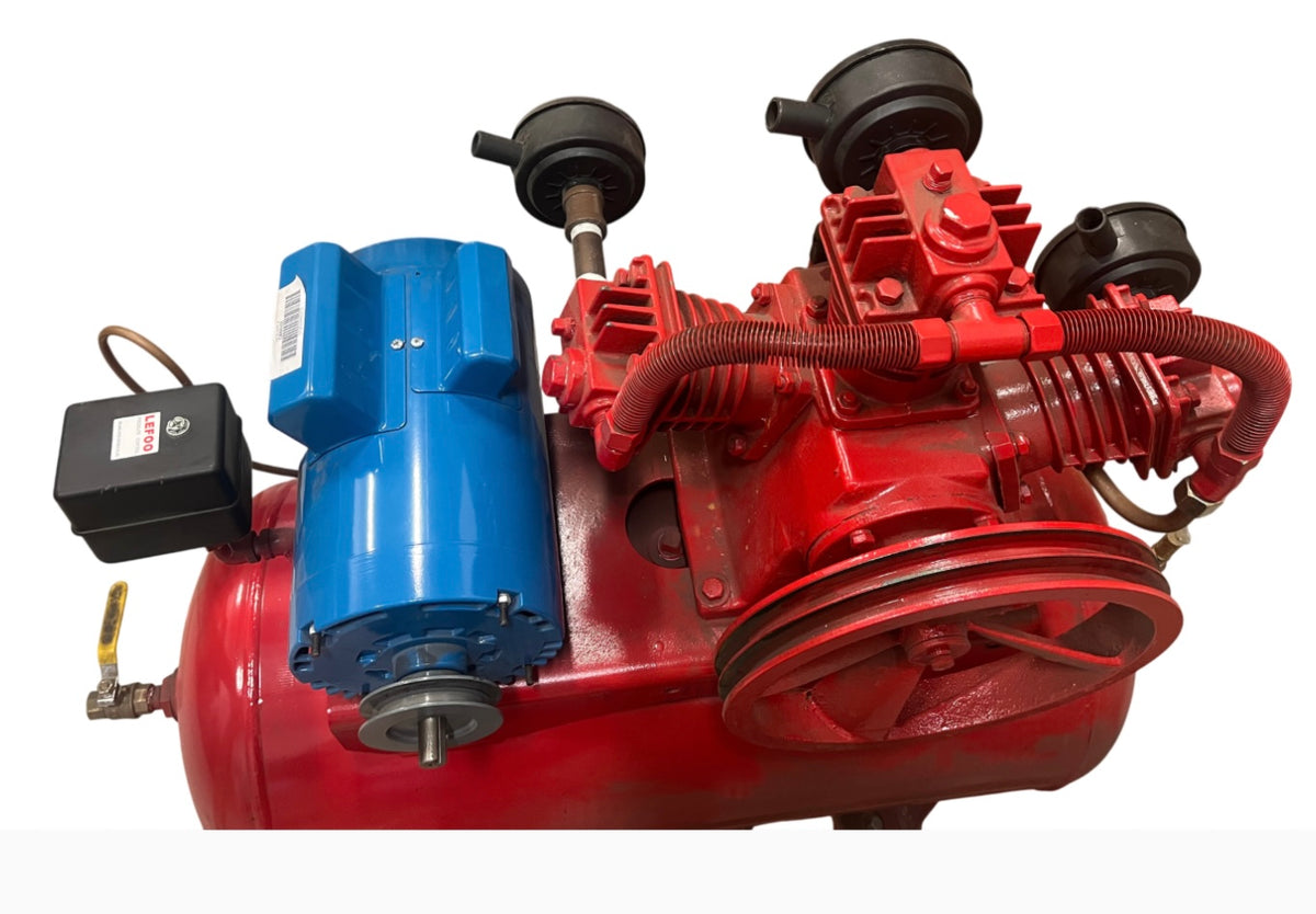 Industrial Belt-Driven Piston Air Compressor