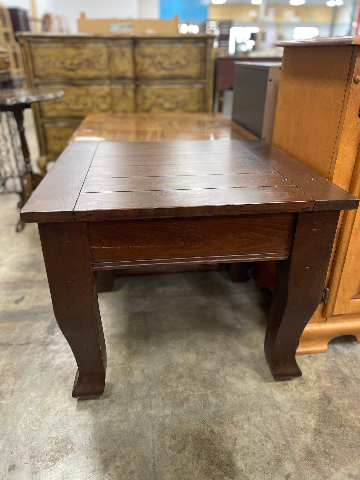 Brown Country Chic Accent Table