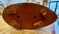 Vintage Mid-Century Propeller Blade Floor Stand| Aviation Trench Art