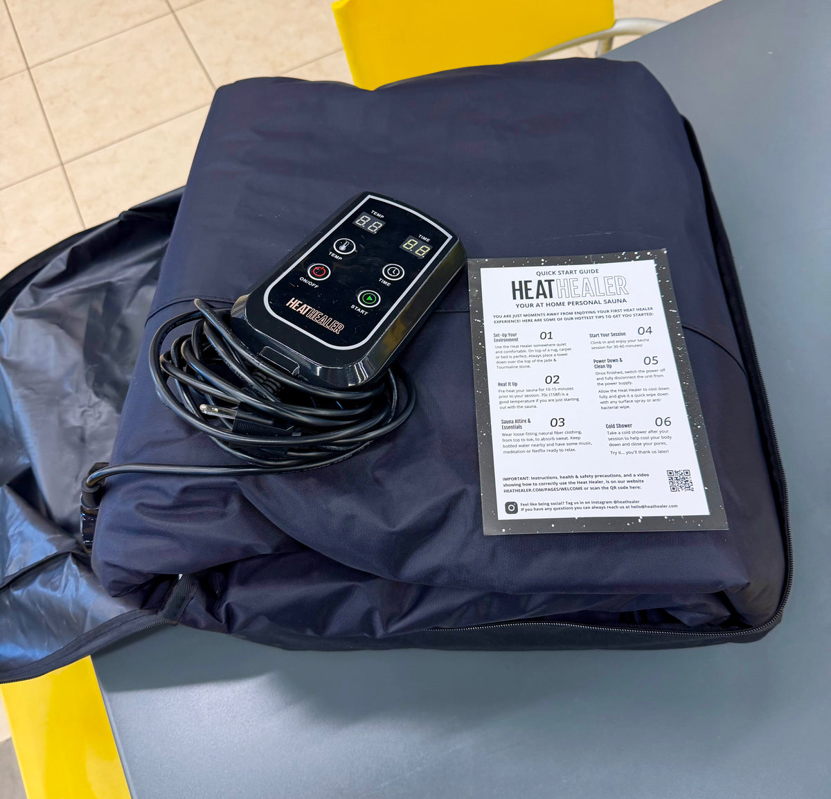 The Heat Healer Personal Infrared Sauna Blanket Set