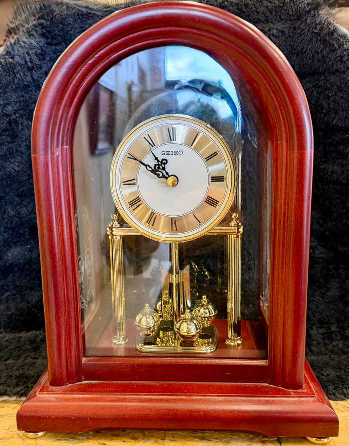 Mid-Century Seiko Quartz Mantel Clock