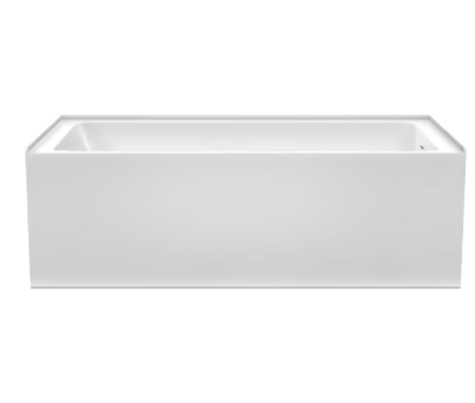 Wyndham Collection Grayley 66" x 32" Alcove Bathtub with a right-hand drain