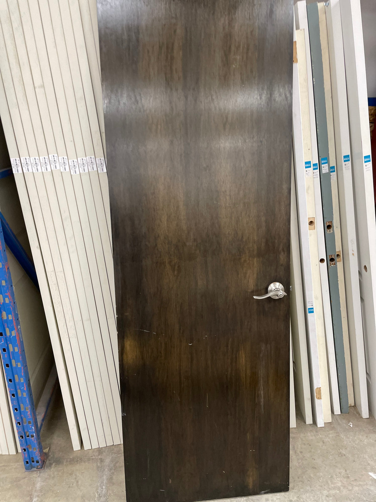 Brown Slab Door 28” x 80”