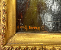 Vintage Framed Portrait of an Elderly Man by Renowned Italian Genre Painter Nello Iovine