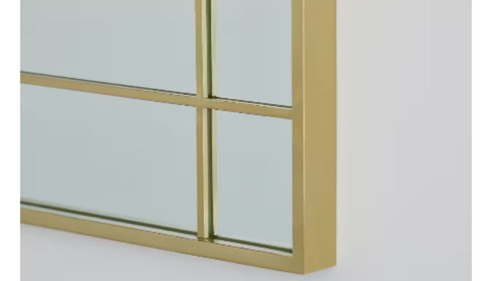 Gluckstein Burke 21-inch W x 30-inch H Window Panel Wall-Mounted Mirror