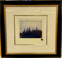 Framed Limited Edition Tom Thomson Set of 3 Prints (Canoe Lake, Sunset Canoe Lake, & Northland Sunset)