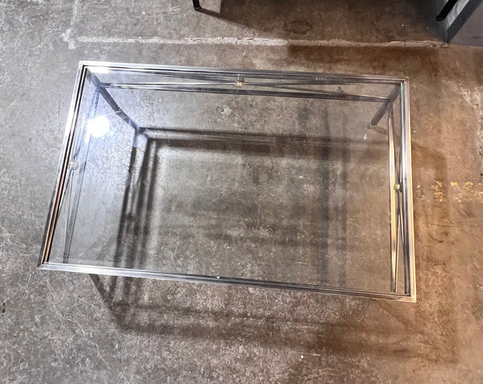Metropolitan Glass and Metal Coffee Table