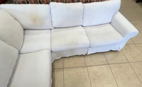 IKEA UPPLAND Sectional, 4-seat corner, white