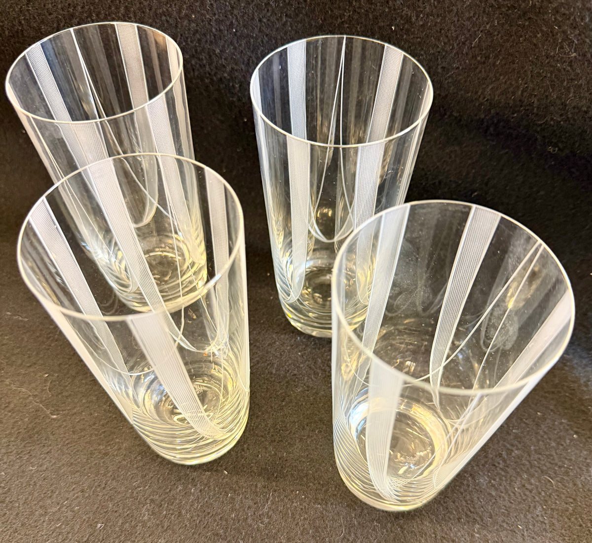 Vintage Rosenthal Studio-Linie Crystal Highball Tumblers – Set of 4