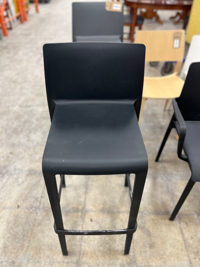 Black Plastic Tall Chair