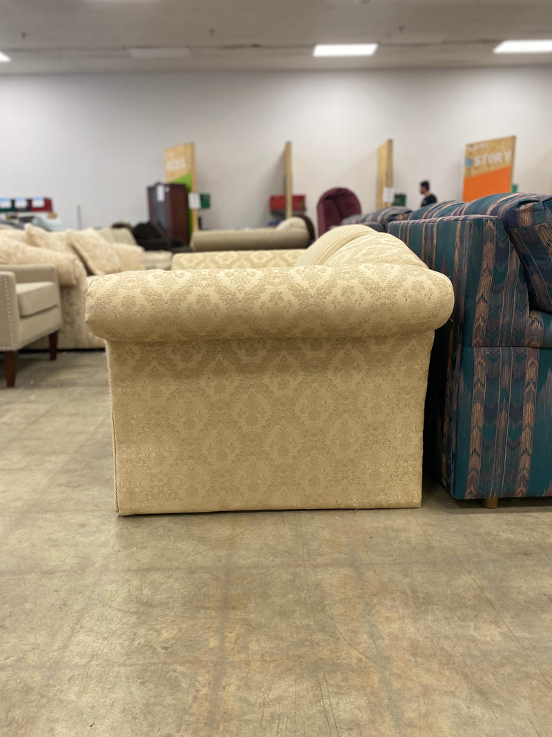 Upholstered Traditional Design Two Seater Sofa