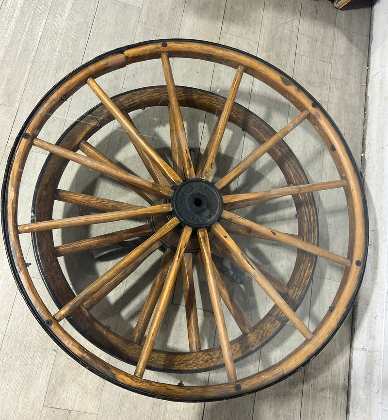 Wagon Wheel Coffee Table