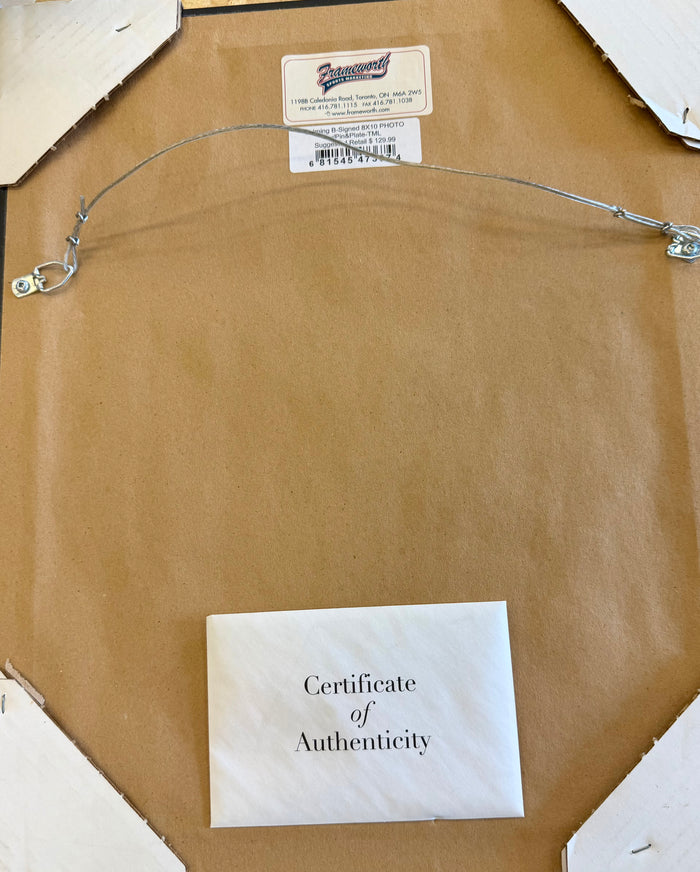 Börje Salming Signed Toronto Maple Leafs 8x10 Photo – Frameworth Authenticated & Framed