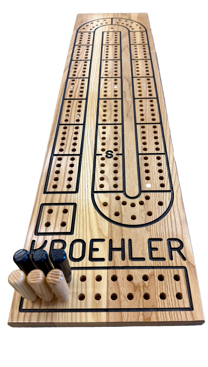 Rare Oversized Kroehler Furniture Promotional Cribbage Board | 41” XL Display Piece
