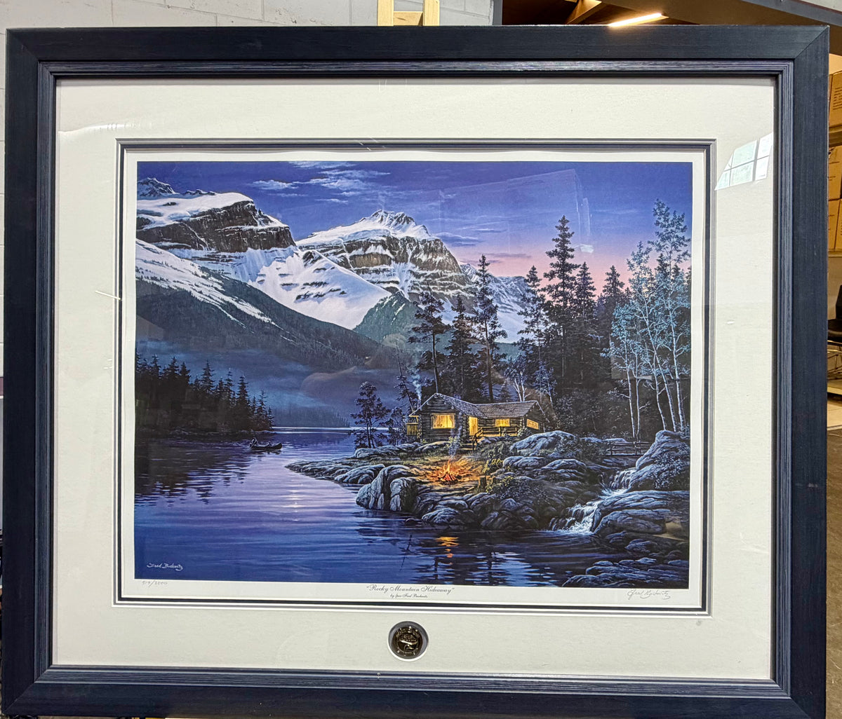 Fred Buchwitz "Rocky Mountain Hideaway" Signed Limited Edition Framed Print – Ducks Unlimited National Art Portfolio (519/3000)