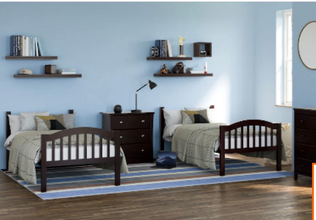 42"W Twin Convertible Bunk Bed