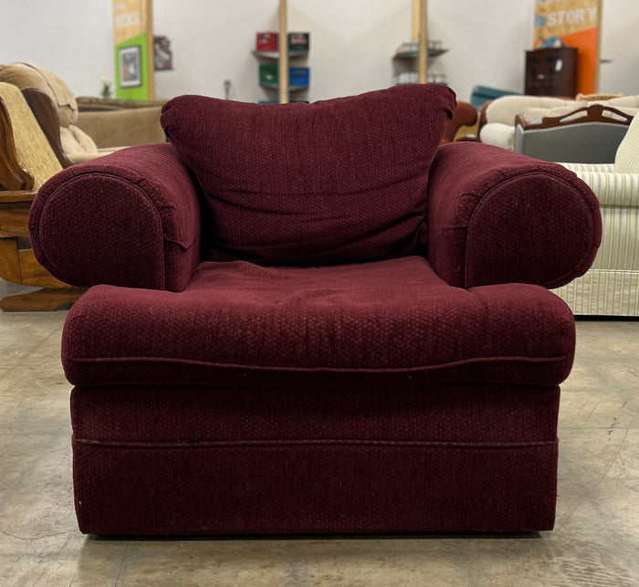 Burgundy Armchair