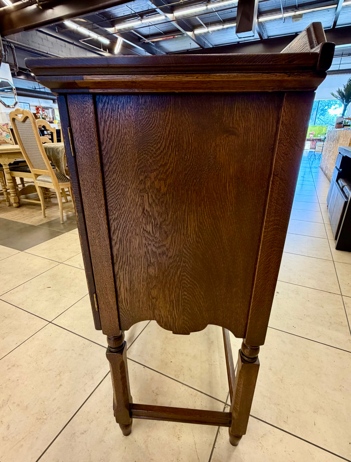 Strathroy Jacobean Revival Style Sideboard (Key Included)