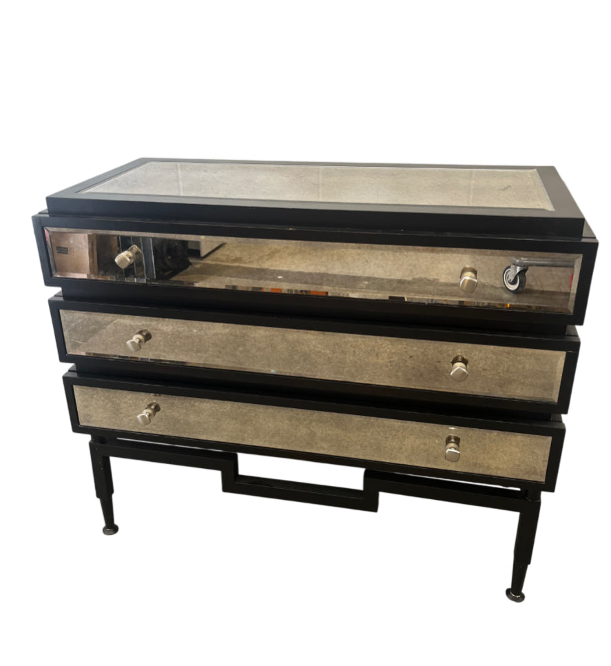 3-Drawer Isla Mirrored Chest