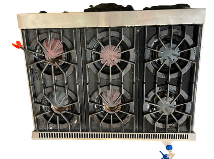 6-Burners Stainless Steel Gas Cooktop 36"