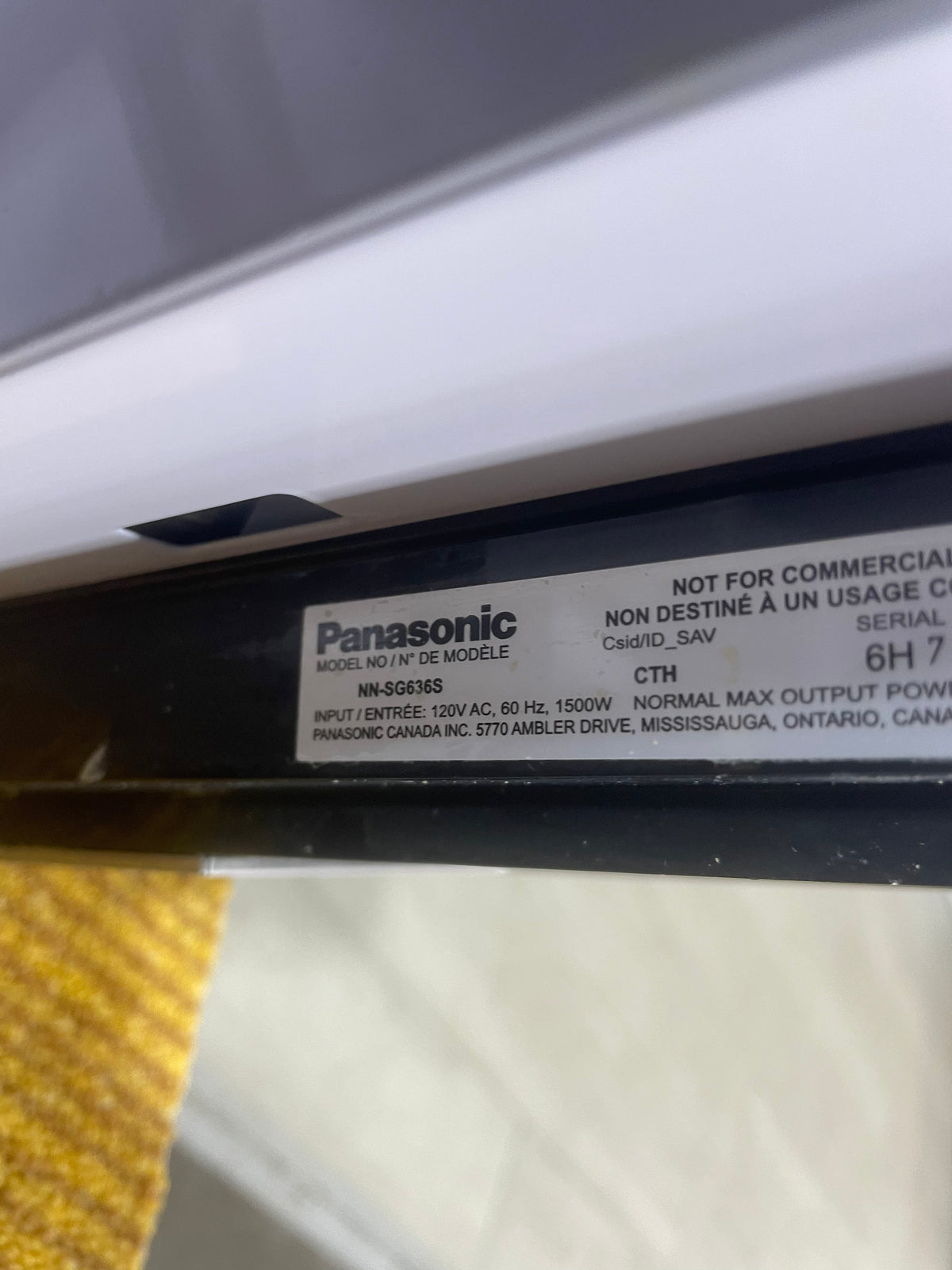 Panasonic Genius Microwave