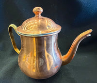 Vintage Taurus Copper & Brass 4-Piece Tea Service Set – Made in Portugal