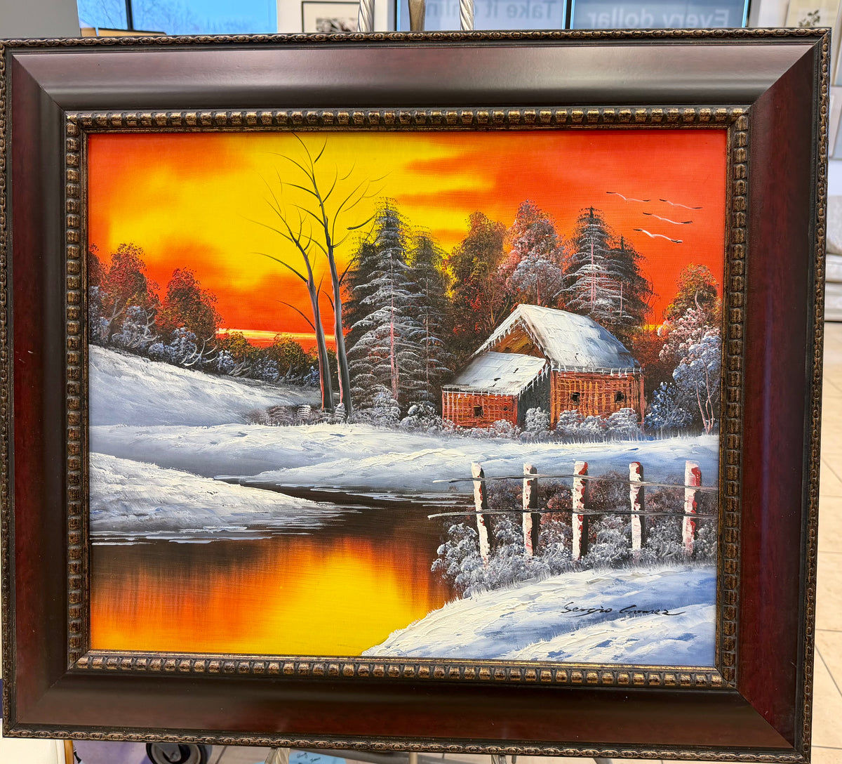 Sergio Gomez Winter Sunset