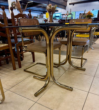 Vintage Marcel Breuer Style Cesca-Inspired 5-Piece Cantilever Dining Set