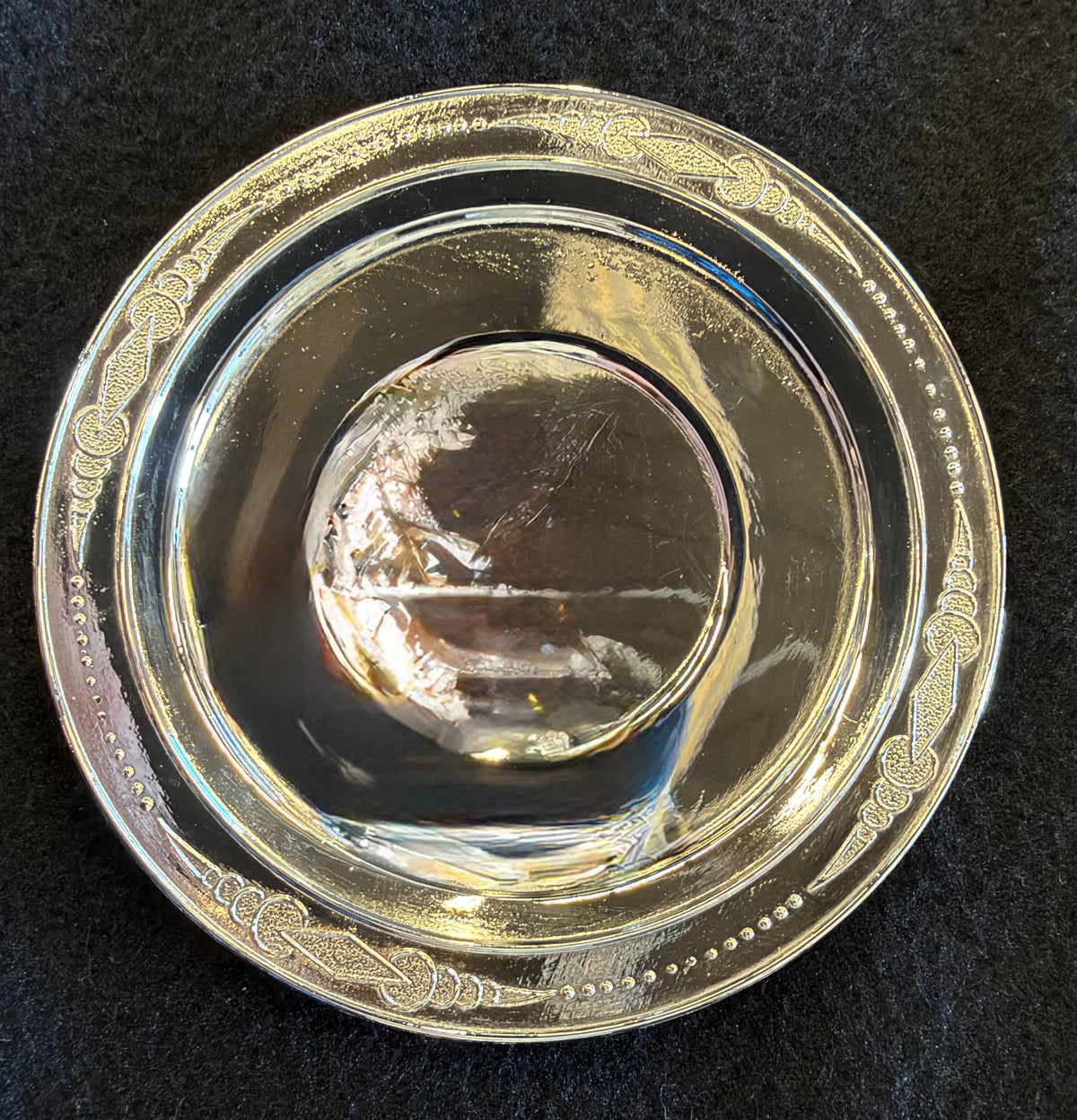 Rare Vintage Italian Mid-Century Modern Nickel-Plated & Porcelain 25-Piece Demitasse Set