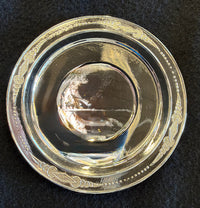Rare Vintage Italian Mid-Century Modern Nickel-Plated & Porcelain 25-Piece Demitasse Set