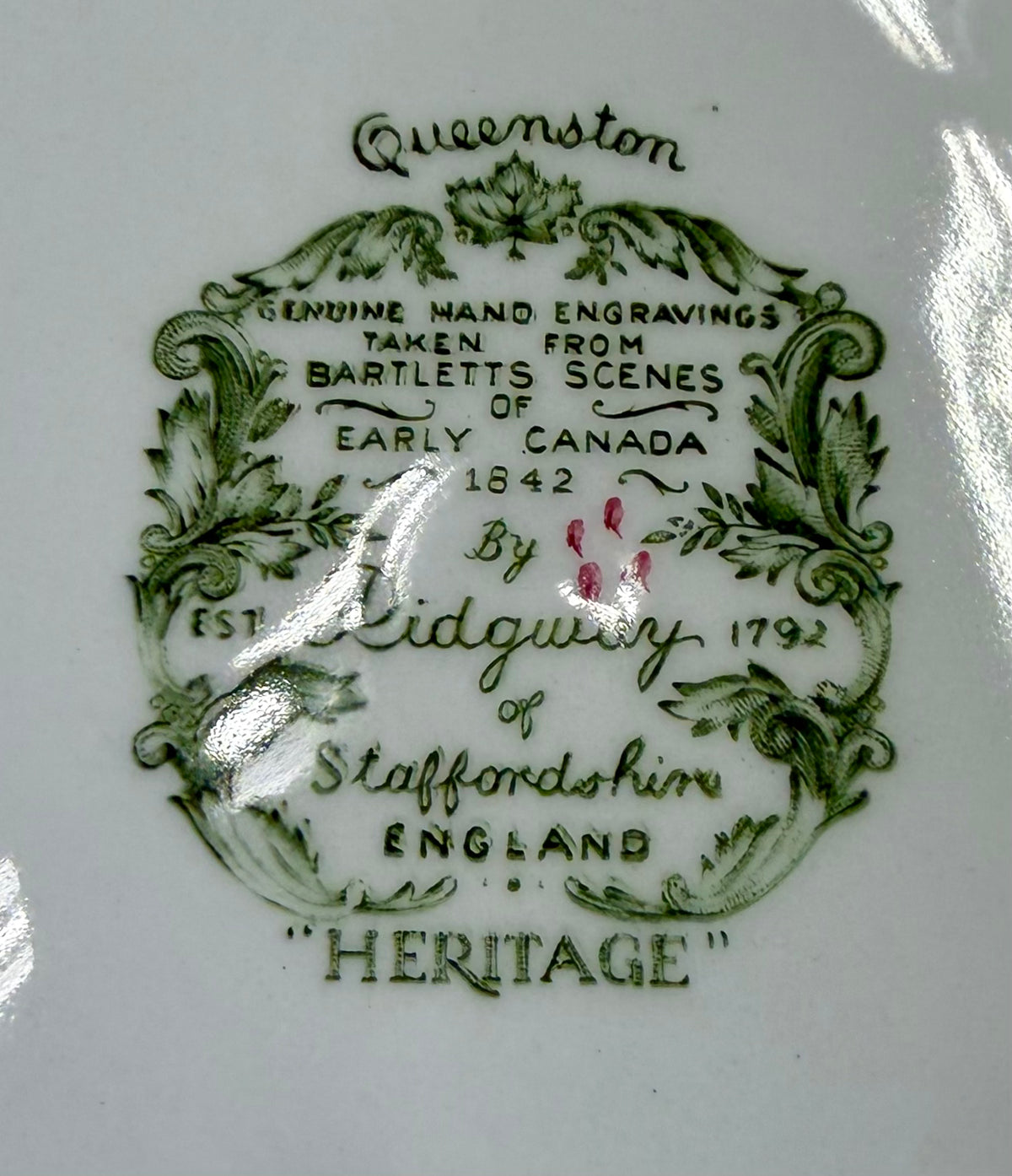 Set of Ridgeway "Heritage"  Pattern Dinnerware