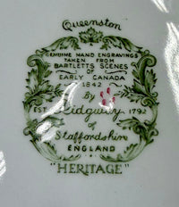 Set of Ridgeway "Heritage"  Pattern Dinnerware