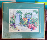 Signed & Numbered Limited Edition Print: "At the Cottage Door" by Angie Strauss