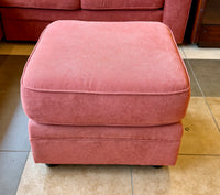 Cozy Coral Sectional, Ottoman, and Chair Set