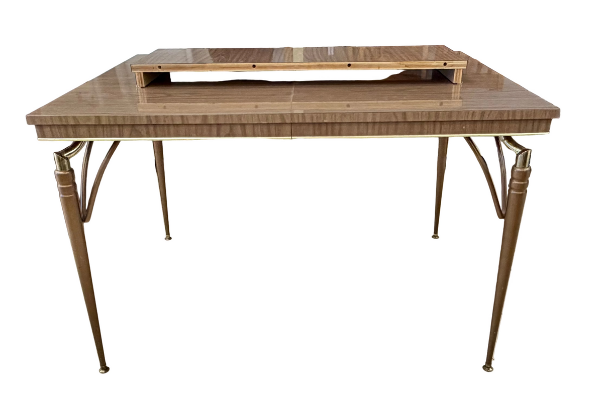 Mid-Century Modern Extendable Dining Table