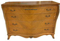 Vintage French Provincial Style Serpentine Side Board-" AS IS "
